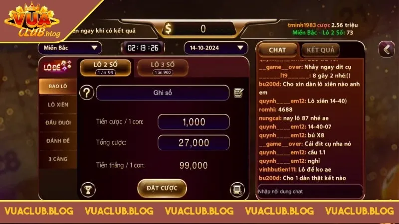 Vuaclub đang cung cấp một loạt các hình thức cược lô đề đa dạng Vuaclub đang cung cấp một loạt các hình thức cược lô đề đa dạng
