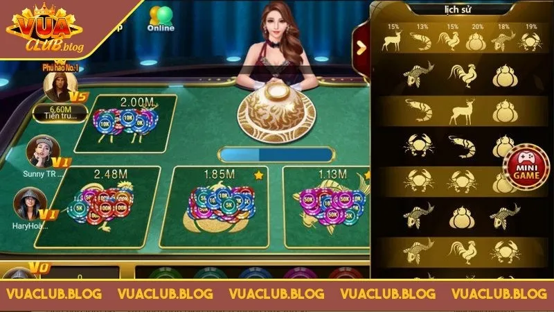 Bầu cua Vuaclub từ lâu đã trở thành một tựa game không thể thiếu Bầu cua Vuaclub từ lâu đã trở thành một tựa game không thể thiếu