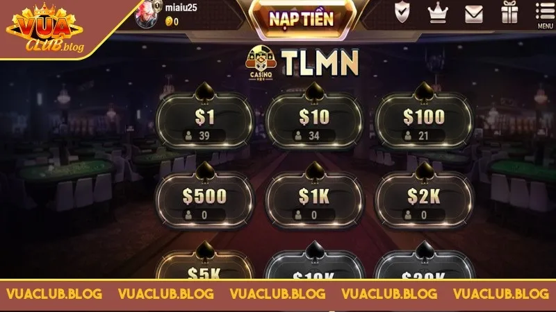 Tiến lên miền nam Vuaclub là trò chơi kinh điển siêu hot Tiến lên miền nam Vuaclub là trò chơi kinh điển siêu hot